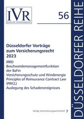 Düsseldorfer Vorträge zum Versicherungsrecht 2023