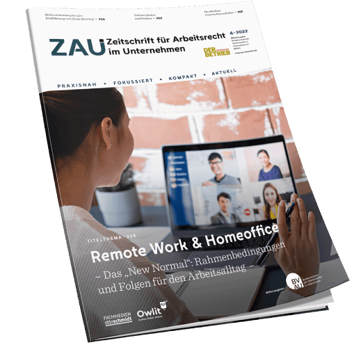 ZAU - Zeitschrift für Arbeitsrecht im Unternehmen